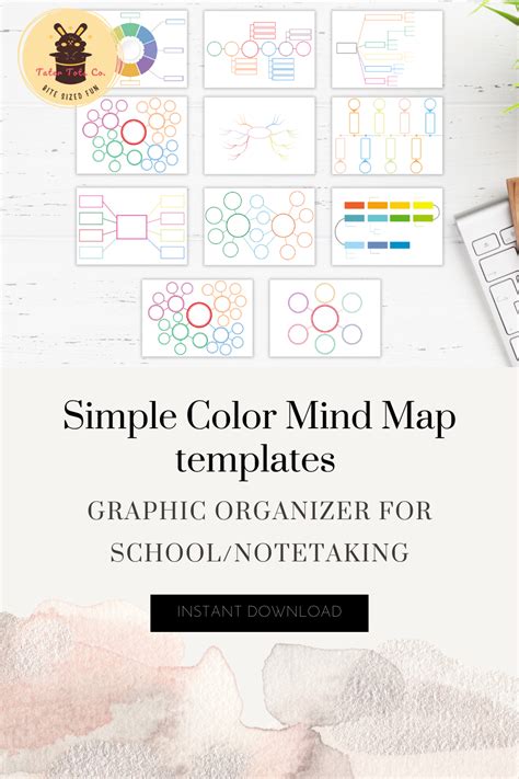 Color Activity Mind Map 的图像结果