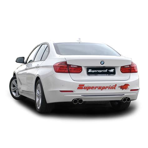 Performance sport exhaust for BMW F30 / F31 316i, BMW F30 / F31 (Sedan ...