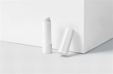 Realistic Lip Balm Tube Mockup | ZippyPixels