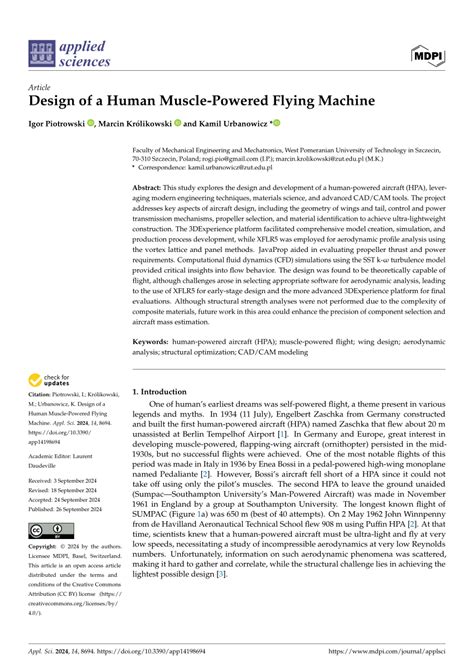 Image result for Human-Powered Flying Machine