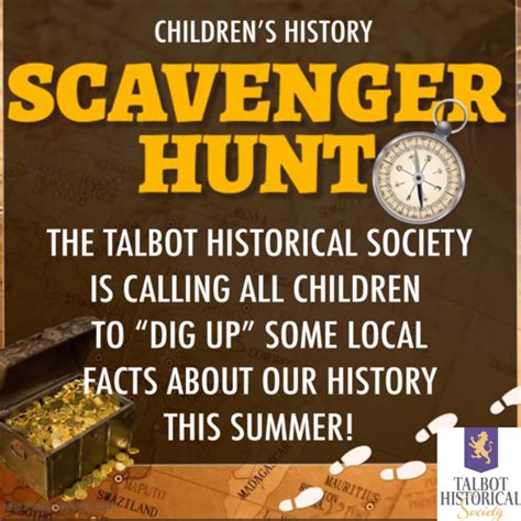 Children's History Scavenger Hunt - St. Michaels - Talbot Historical ...