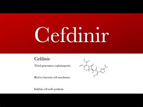 Cefdinir: cefdinir antibiotic (omnicef antibiotic) | what is cefdinir ...