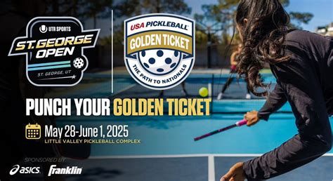 UTR Sports: St. George Open - USA Pickleball Golden Ticket Tournament ...