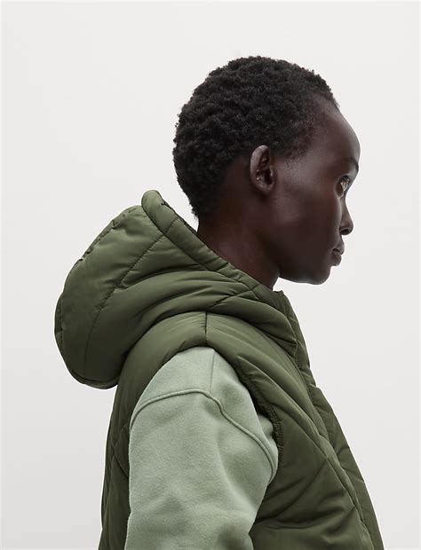 Buy Thermowarmth™ Quilted Longline Puffer Gilet at Marks & Spencer