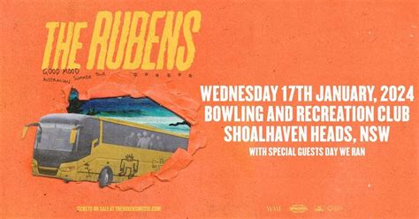The Rubens | Good Mood Australian Summer Tour | Shoalhaven Heads ...