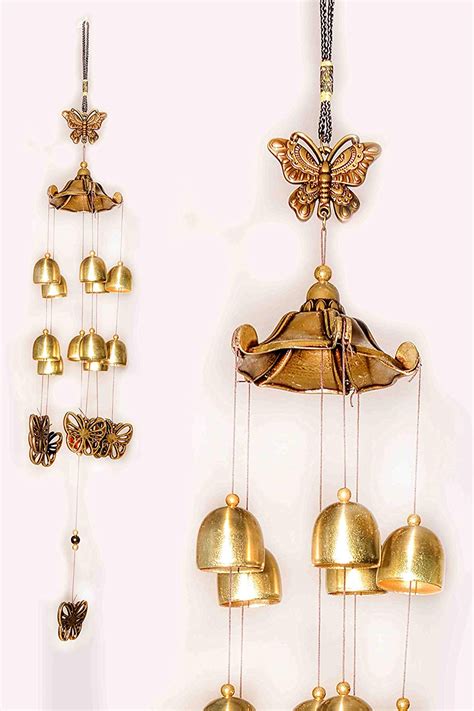 Keviang Copper Alloy Butterfly Feng Shui Wind Chimes for Positive ...