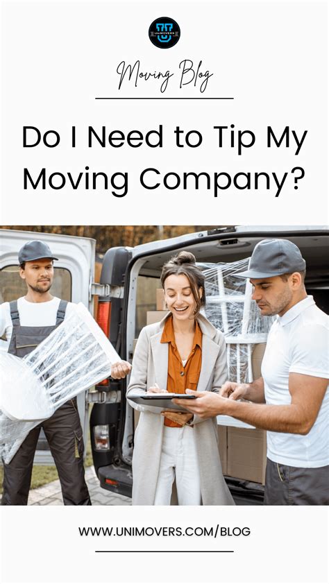 Do I Need to Tip My Moving Company • UniMovers