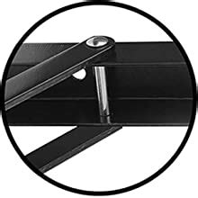 GLOSSYPLUS Folding Shelf Brackets Heavy Duty Metal Collapsible Shelf ...