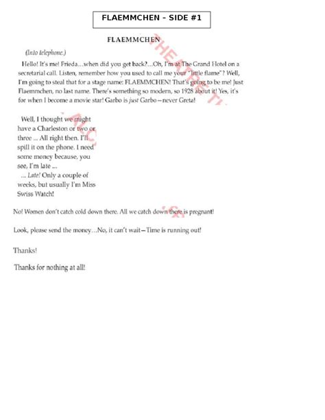 Image result for Musical Script Examples