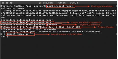 Image result for Installation Numpy Python Mac