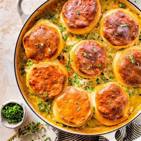 Chicken Pot Pie Casserole Recipe With Biscuits at Audrey Tyler blog