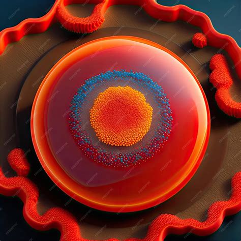 Premium AI Image | Streptococcus bacterial colonies with beta hemolytic ...