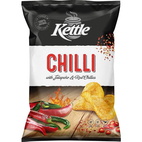 Kettle Chilli Chips 175g | Woolworths