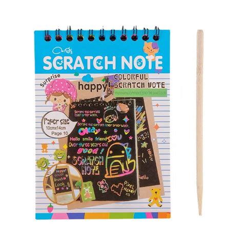 4609 Crafts Rainbow Art Scratch Paper Book Sheets — DeoDap