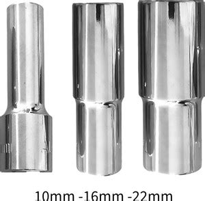 4NEX 10mm + 16mm + 22mm Hex Long Chrome Vanadium Steel, Anti Rust ...