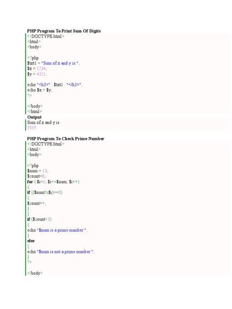 PHP Script Program 的图像结果