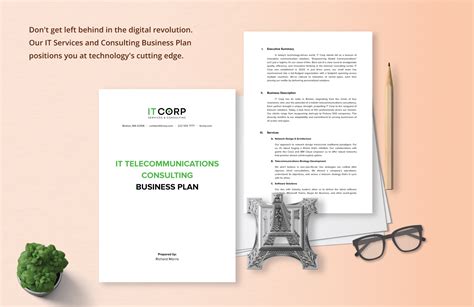 IT Telecommunications Consulting Business Plan Template in Word, PDF ...