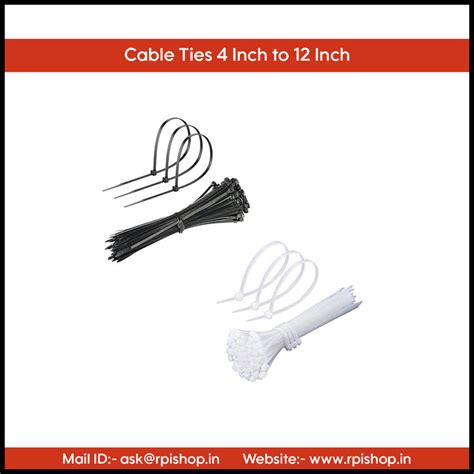 Durable Cable Ties for Secure Bundling and Organization – RPI SHOP INDIA