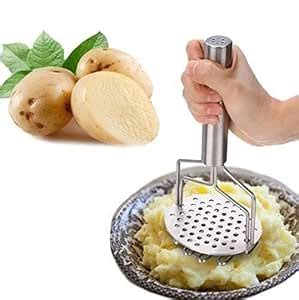 Buy Heavy Duty Stainless Steel Potato Masher | Durable Handle for ...