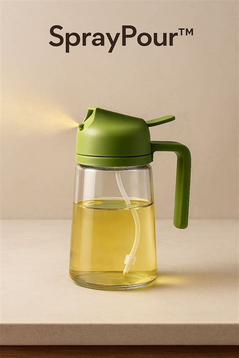 SprayPour™ – 500ml 2-in-1 Oil Dispenser – DigiDrip.