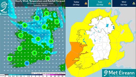 Irish forecast shows 'mixed and changeable' weather as Met Eireann ...