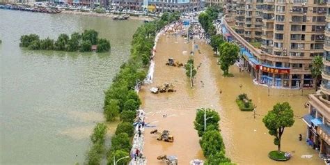 九江江洲告急：水位距98年最高位仅剩0.22米，江西洪灾为何如此严重_手机新浪网