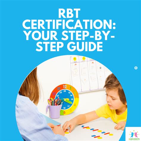 RBT Certification: Your Step-by-Step Guide - Achievements ABA Therapy