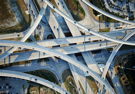 AerialStock | Aerial photograph of the High Five interchange in Dallas ...