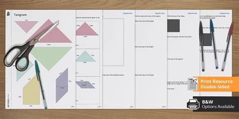 👉 Tangrams - Area of Compound Shapes (teacher made)