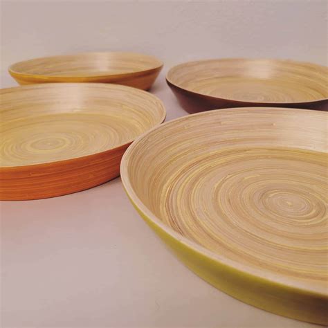Bamboo Wood Plates at Marjorie Hiller blog