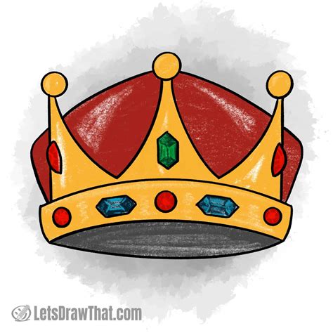 How To Draw a Crown - An Easy Crown Drawing Step-by-Step