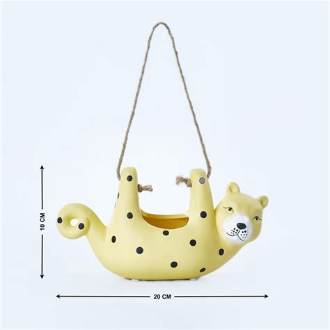 Buy Corsica Ceramic Hanging Cat Planter from Corsica by Home Centre at ...