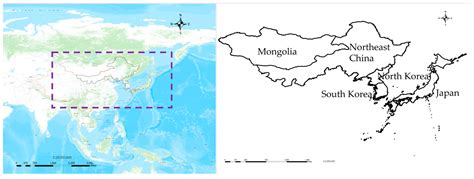 Map Of North East Asia