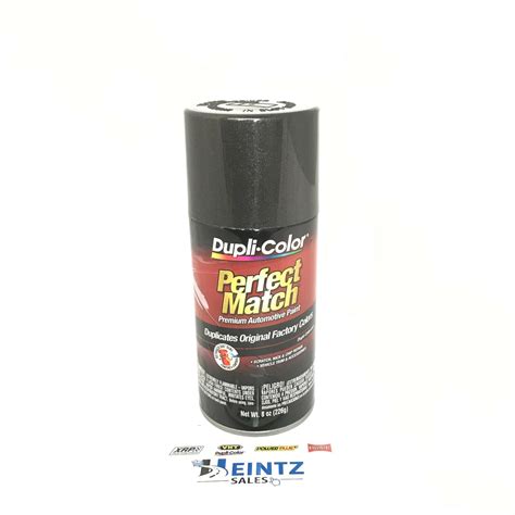 Duplicolor BUN0090 Perfect Match UNIVERSAL BLACK METALLIC Automotive Paint - 8oz | eBay
