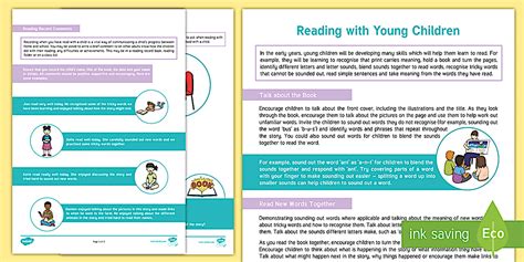 EYFS Classroom Volunteers - Guidance for Supporting Reading Activities