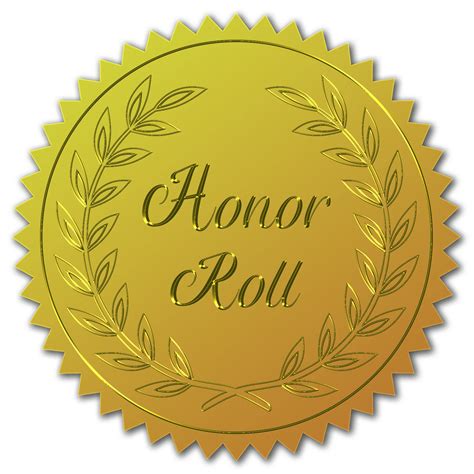 Gold Honor Roll Requirements Honour Roll Medallion Tempo Series Gold