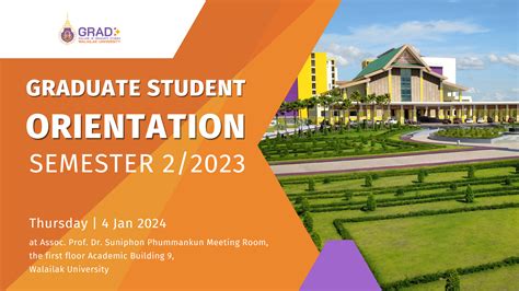 Graduate Student Orientation – Semester 2/2023 | 4 January 2024 ...