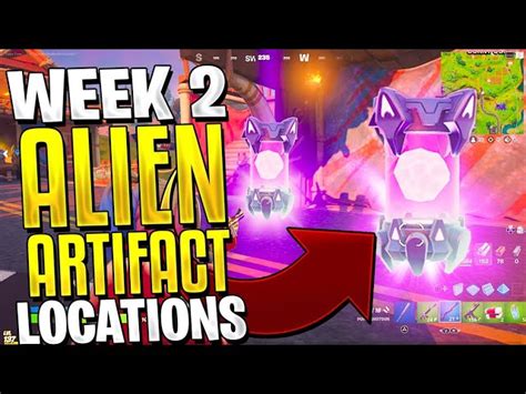 Image result for Alien Artifacts Fortnite Week 7