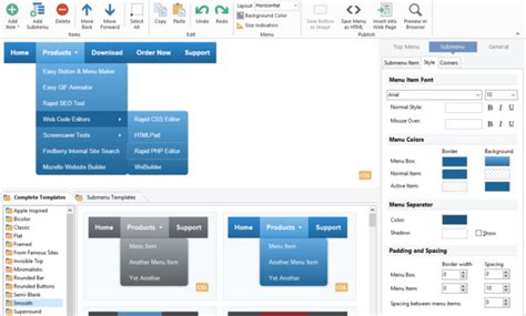 CSS Menu Maker Installation Instructions 的图像结果