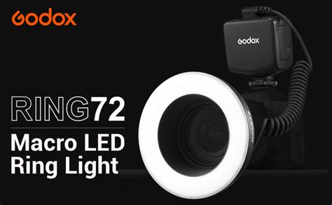 Buy Godox RING72 Macro LED Ring Flash Light TLCI 97+ CRI 96+ Color ...