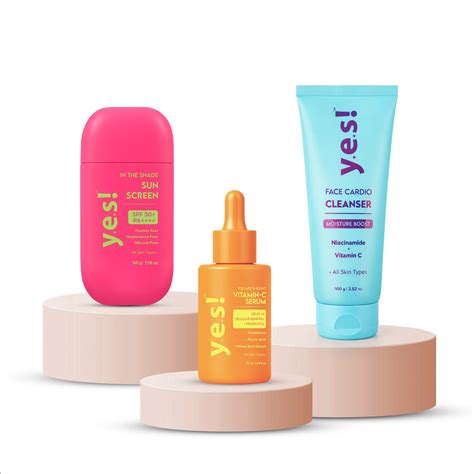 Yes! Basic Brightening Glow Routine | Cleanser + Vitamin C Serum + Sun ...