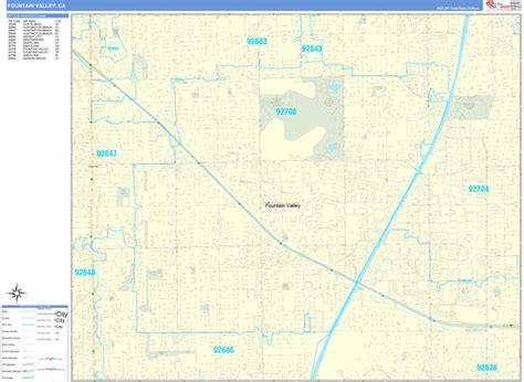 Maps of Fountain Valley California - marketmaps.com