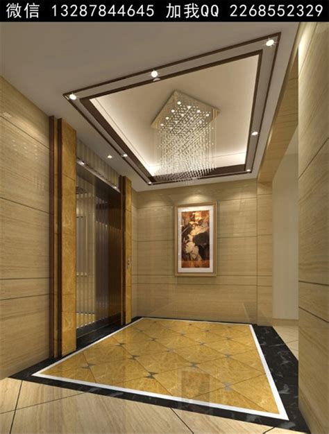 琥珀中心电梯间效果图 的相册_杭州写字楼-房天下
