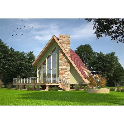 Largest Manufacturer of Steel Frame A-Frame Modular Homes,3BR 2BA ...