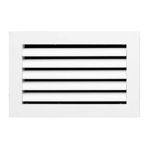 ACLaminaire 4-in x 10-in Aluminum White Sidewall/Ceiling Return Air ...