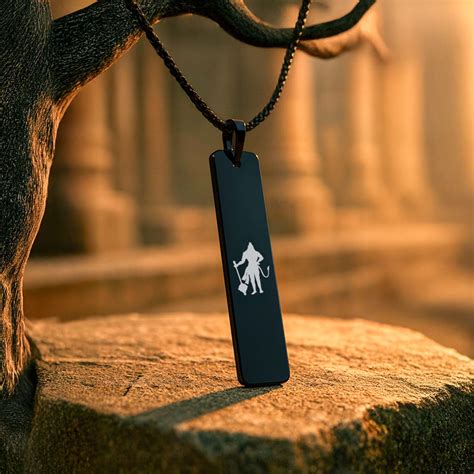 Hanuman Mini Tag Necklace | Mesmerize