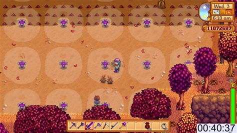 Stardew Valley - $4,500,000/hour - Maximized Sweet Gem Berry Farm ...