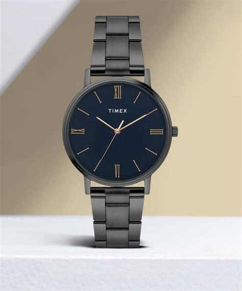 TIMEX Blue Dial Stainless Steel Analog Watch - For Men - Buy TIMEX Blue ...