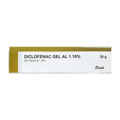 Diclofenac Saad 1.16% Gel x 20gr | Disfarmell