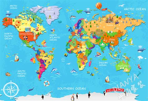 英文世界地图 的图像结果